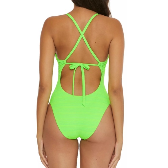 BECCA plunge swimsuit NWT - Picture 2 of 11